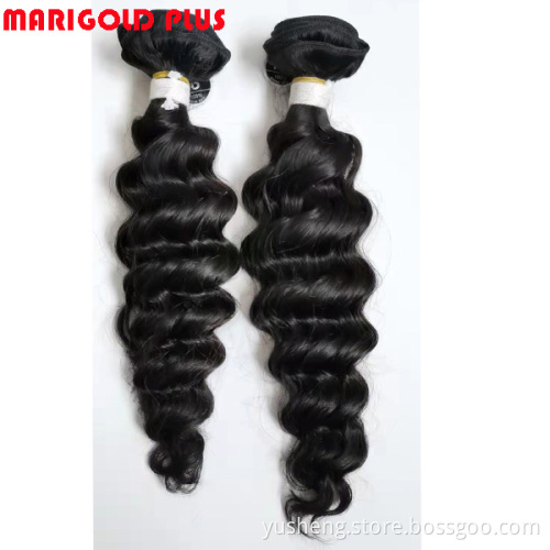 100% Virgin hair Factory wholesale price ripple deep weaving hair